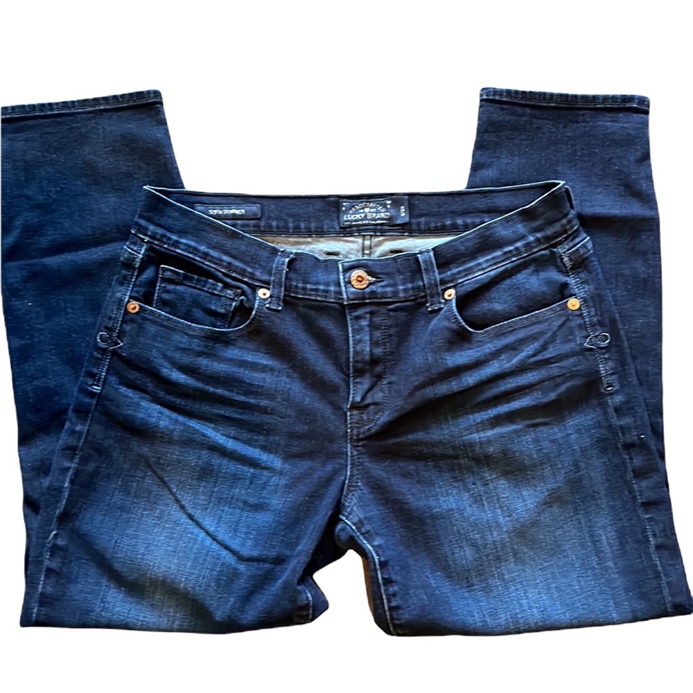 Lucky Brand Sofia Skimmer Cropped 5 Pocket Jean Size 8/29